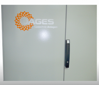 Электрический испаритель типа DAGES серии VEI (Стандарт-класс)в стальном шкафу, Модель VEIS80-T Исп.А