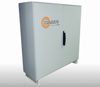 Электрический испаритель типа DAGES серии VEI (Стандарт-класс)в стальном шкафу, Модель VEIS80-T Исп.А