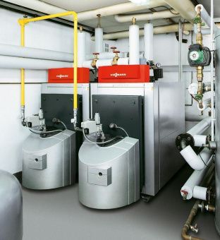Газовый котёл отопления Viessmann Vitoplex 200 200 кВт Vitotronic 200/CO1E, без горелки