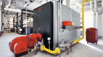 Газовый котёл отопления Viessmann Vitoplex 100 PV1 200 кВт Vitotronic 100/CC1E