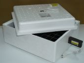 Автоматический инкубатор ИБ2НБ на 63 яйца с терморегулятором 220В (с многорежимным электроприводом)