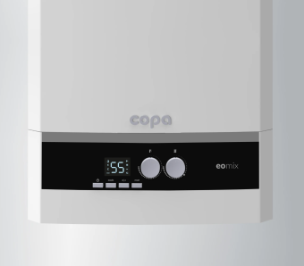 Газовый котёл отопления COPA Eomix конденсационный двухконтурный 35 кВт