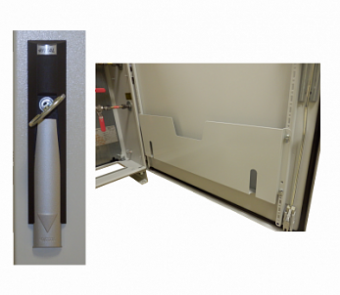Электрический испаритель типа DAGES серии VEI (Стандарт-класс)в стальном шкафу, Модель VEIS40-UV Исп.А