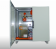 Электрический испаритель типа DAGES серии VEI (Стандарт-класс)в стальном шкафу, Модель VEIS60-T Исп.А