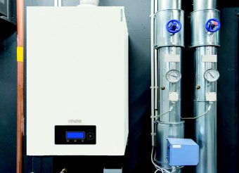 Газовый котёл отопления Hermes Wallcon настенный конденсационный котел 70 кВт